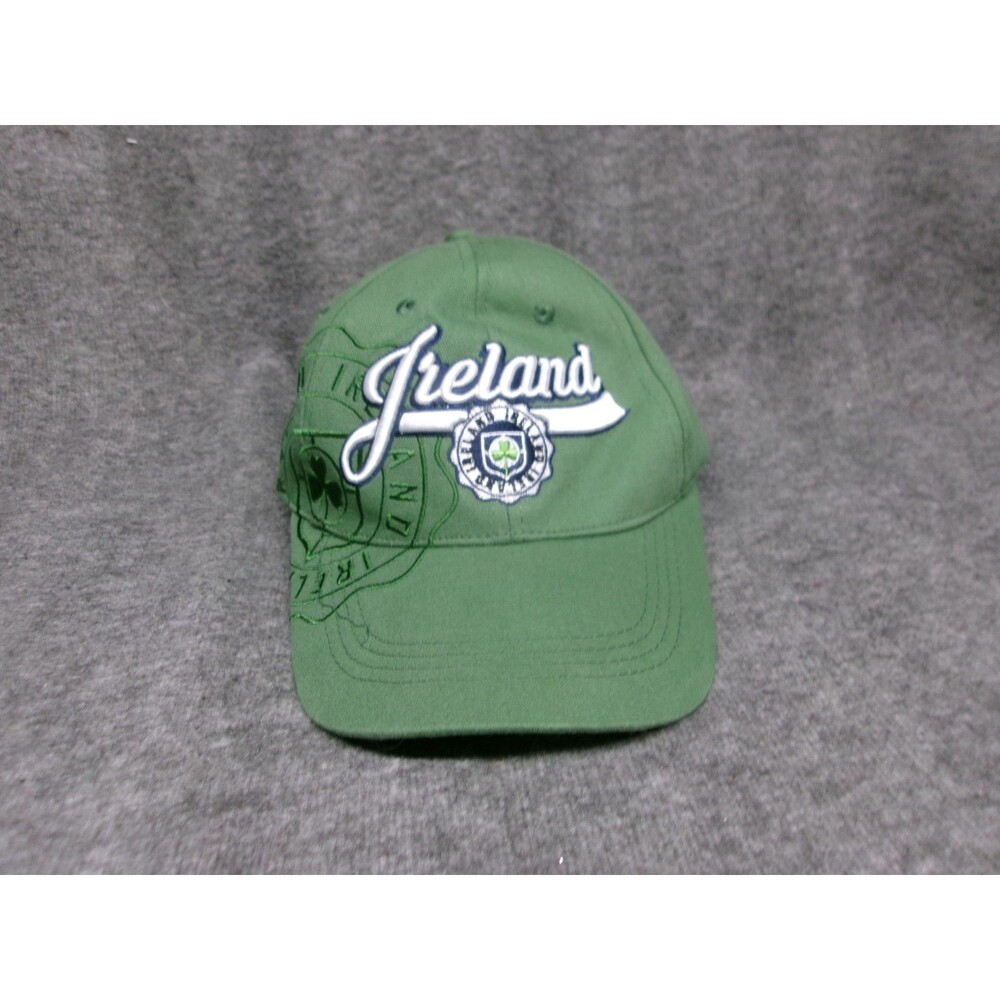 Hat Cap Strap Back Adjustable Adult Green Ireland Shamrock Allieo